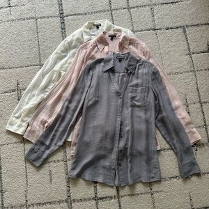 Trio of Lightweight Express Blouses